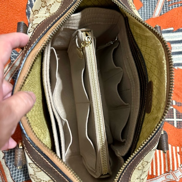 GUCCI ❤️🌟 VINTAGE GG CANVAS BOSTON BAG ⭐️ - Picture 9 of 10